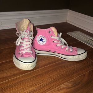 Pink Hightop Converse